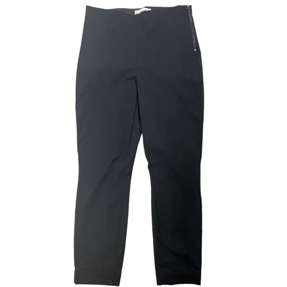 Everlane Dress Pants The‎ Side-Zip Ankle Stretch Cotton Work Womens Black Size 6 - Picture 1 of 15